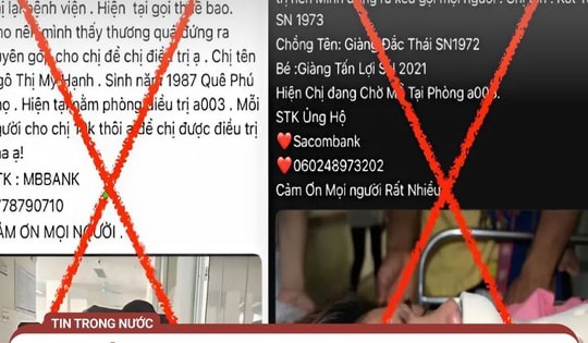 Lại xuất hiện chiêu trò mạo danh bệnh viện, kêu gọi từ thiện để lừa đảo dịp Tết
