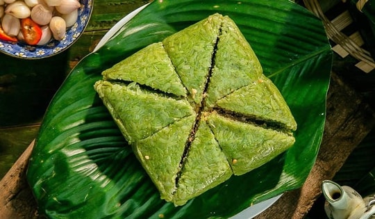 Mẹo cắt bánh chưng cực nhàn: Không dính tay và đẹp xuất sắc