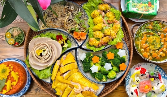 Những mâm cỗ cúng đặc biệt của các mẹ đảm khiến ai nấy tròn mắt ngợi khen