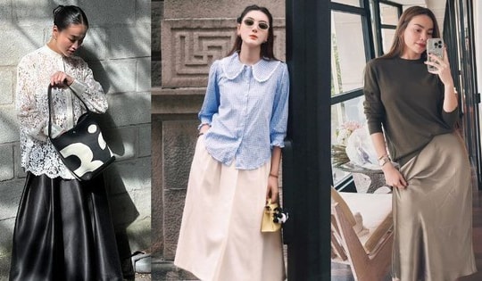 Tham khảo 10 cách mặc chân váy của mỹ nhân Việt để phong cách Tết nổi bật