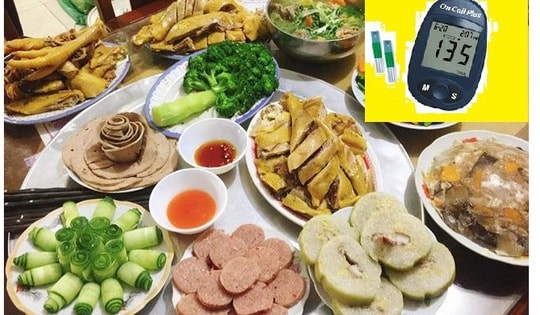 Người mắc bệnh tiểu đường cần chú ý gì trong mâm cỗ Tết?