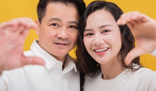 Thiếu tá quân đội Huyền Sâm trẻ trung, hạnh phúc bên chồng Trung tá hơn 10 tuổi