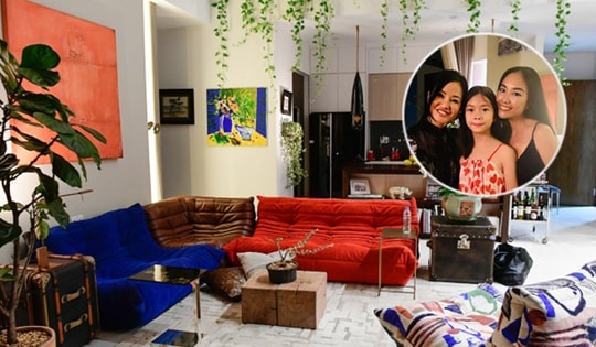 Sau thông báo ung thư, Hồng Nhung vui vẻ trang hoàng penhouse sang trọng đón bạn bè tới xông nhà