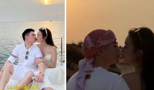 Đỗ Mỹ Linh khoe ảnh 'khóa môi' ông xã nhân ngày đặc biệt