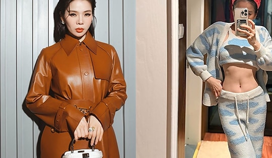 Lệ Quyên khoe eo sau Tết, chị em tò mò chế độ siết cân