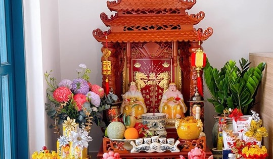 Cách bày ban thờ Thần Tài chuẩn phong thủy đón ngày vía Thần Tài sai tài, đắc lộc