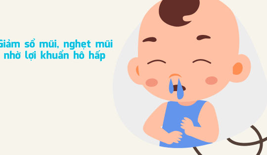 Lợi khuẩn hô hấp - Giải pháp mới giúp giảm sổ mũi, nghẹt mũi ở trẻ nhỏ