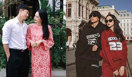 Hoa hậu chuyển giới Hương Giang và bạn trai kém tuổi tình tứ bên nhau