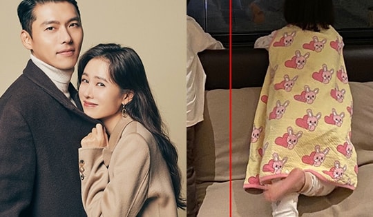 Lộ hình ảnh hiếm hoi của con trai Hyun Bin và Son Ye Jin