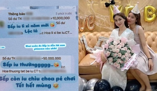 Nữ ca sĩ bị đồn hẹn hò cầu thủ Văn Toàn gây sốc khi lì xì 'khủng' cho trợ lý