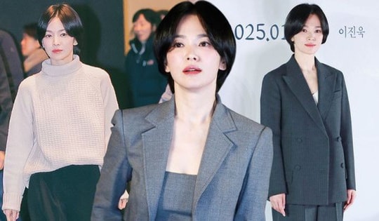 Song Hye Kyo đang theo đuổi phong cách thời trang tối giản