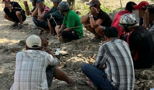 Bắt quả tang tụ điểm đá gà có người canh gác tại Kiên Giang