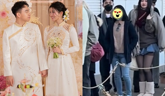 Á hậu Phương Nhi và con trai ông Phạm Nhật Vượng du lịch Nhật Bản