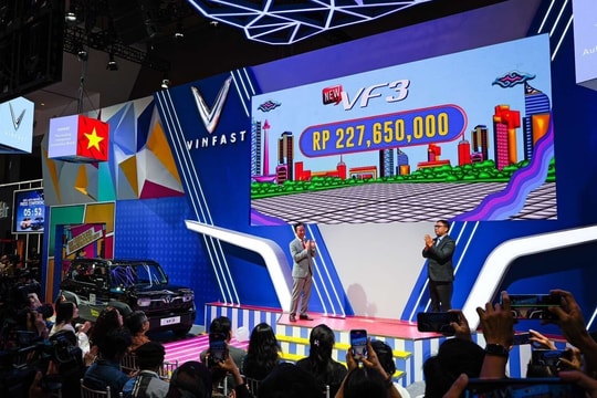 VinFast công bố mở bán mini-SUV VF 3 và chính sách miễn phí sạc tại Indonesia