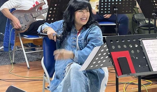 Diva Thanh Lam và Hà Trần tất bật trước live concert của Giáng Son