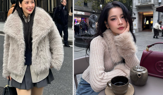 Chi Pu khoe loạt áo khoác lông đắt đỏ, xách túi hơn nửa tỷ du xuân