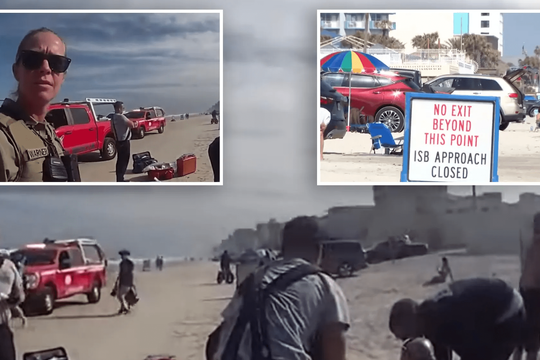 Du khách bị xe ô tô cán qua đầu khi đang nằm tắm nắng trên bãi biển: Hiện trường ám ảnh