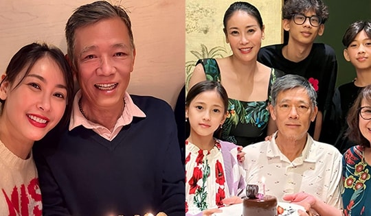 Hoa hậu Hà Kiều Anh có mối quan hệ thân thiết với bố dượng