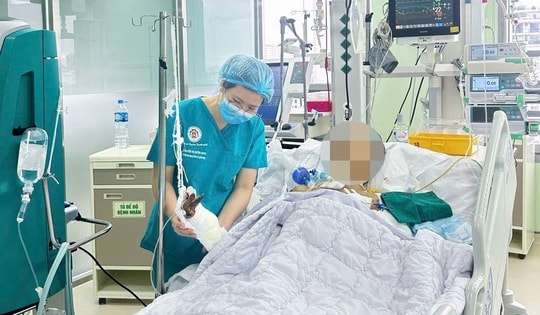 Gặp nạn khi đang bơm bóng bay, người đàn ông phải cắt cụt chi, tiên lượng nặng