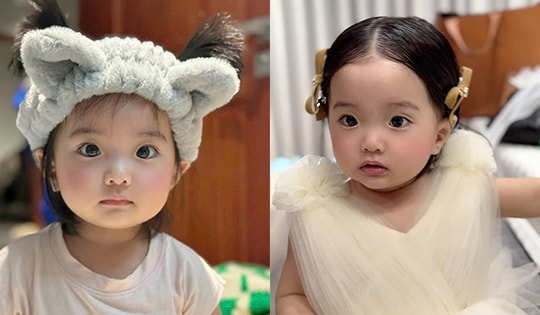 Con gái út Khánh Thi gây sốt mạng xã hội, Phan Hiển khen vợ 'khéo đẻ'