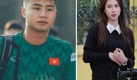 Vợ giáo viên của thủ môn Văn Toản gây chú ý