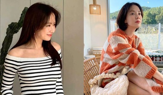 Ngoài 40 tuổi, Song Ji Hyo trẻ trung từ kiểu tóc tới phong cách thời trang