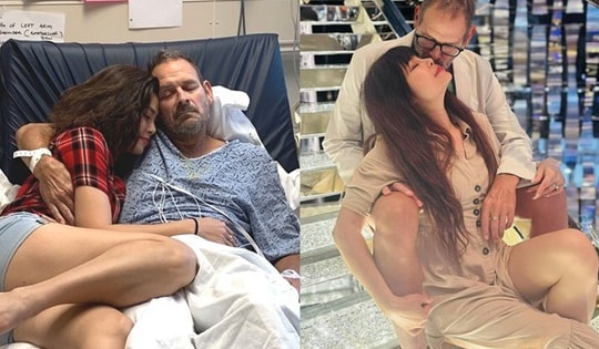 Nữ ca sĩ 6 năm chăm chồng Tây bị tai biến trên đất Mỹ, òa khóc khi chồng đi cùng về Việt Nam