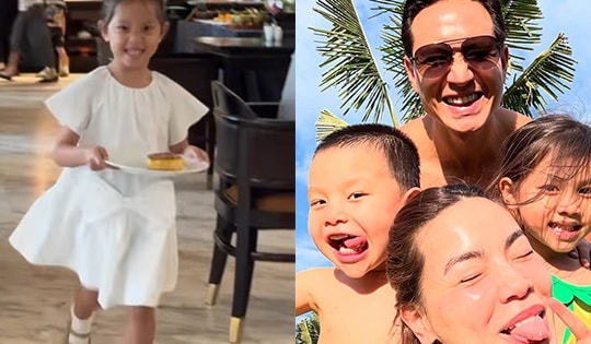 Cặp song sinh nhà Hồ Ngọc Hà - Kim Lý được khen ngợi vì điều này