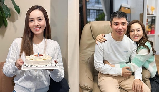 Sinh nhật vợ, NSND Công Lý gây bất ngờ khi tặng quà trên máy bay