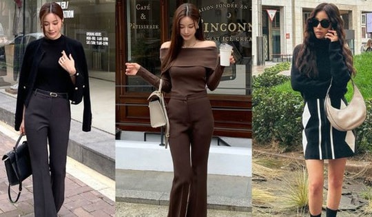 Trời mưa nồm, phụ nữ 40+ nên mặc trang phục tối màu theo 10 cách để trông thật sành điệu mà không bị cộng tuổi