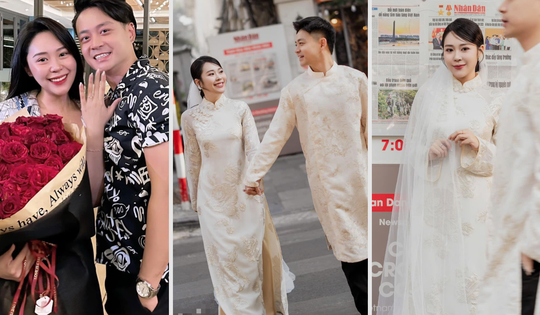 Con trai cố NSND Hoàng Dũng khoe ảnh cưới nhận 'mưa lời khen' từ dàn diễn viên VFC