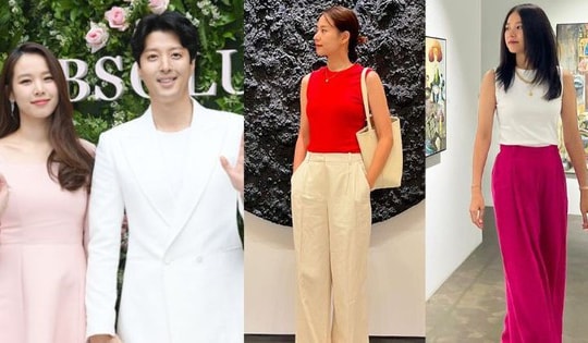 Ngoại hình trẻ khó tin của vợ cũ tài tử Lee Dong Gun ở tuổi 43, style nhiều màu sắc cực nổi bật