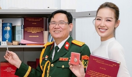 Hoa hậu Bảo Ngọc và bài học 'đắt giá' từ người cha là đại tá, bác sĩ quân y