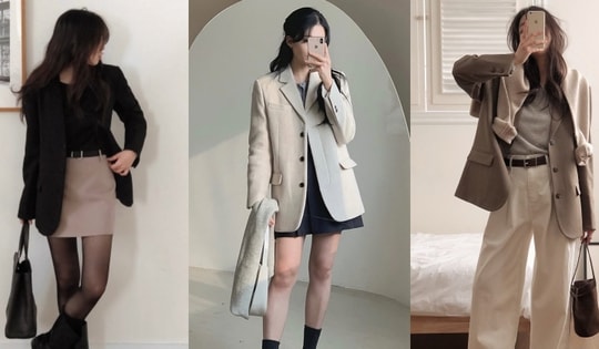 Nàng blogger có cả chục cách lên đồ với blazer rất dễ học theo