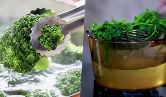 10 mẹo giúp luộc rau xanh giòn, không bị nát