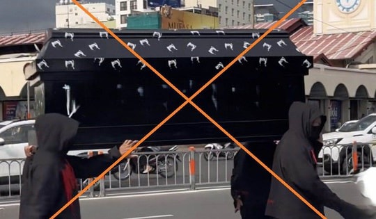 Nhóm người khiêng quan tài diễu phố sẽ bị xử lý thế nào?