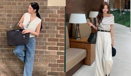 Áo trắng phối với 4 kiểu quần này là đẹp nhất