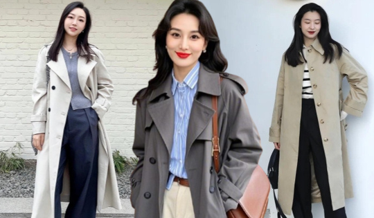 4 bí quyết giúp phụ nữ trung niên trông thật thời thượng và khí chất khi mặc trench coat dáng dài