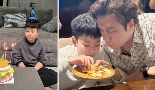 Con trai 8 tuổi của diễn viên Việt Anh