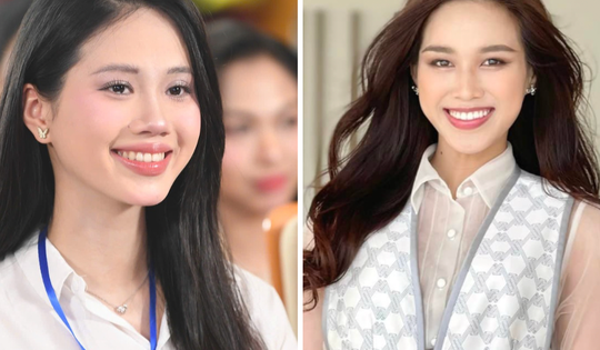 Người đẹp gốc Quảng Trị được ví 'bản sao' Đỗ Thị Hà gây chú ý tại Hoa hậu Việt Nam