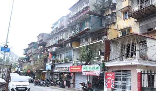Hiện trạng khu tập thể cũ Thành Công vừa được UBND TP Hà Nội yêu cầu nghiên cứu xây chung cư 40 tầng
