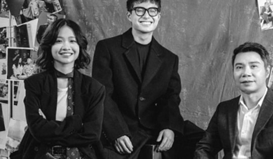 Con trai, con gái nhà NSND Công Lý có bộ ảnh tình cảm cùng bố