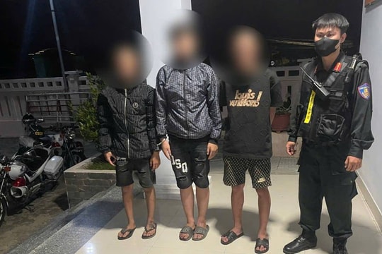 Nổ súng ngăn chặn nhóm thiếu niên mang theo hung khí có biểu hiện đánh nhau