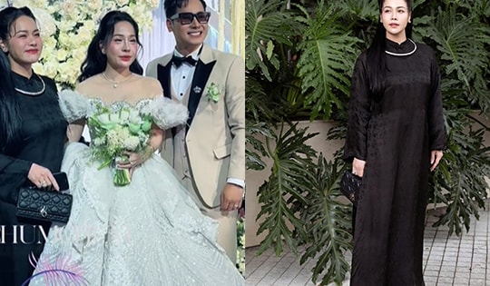 Mặc đồ đen đi đám cưới gây tranh cãi, Nhật Kim Anh nói gì?