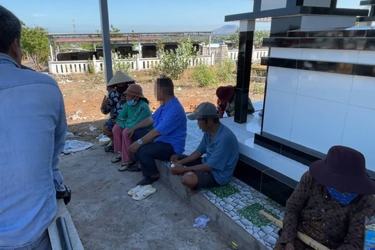 Công an xác định có 21 đối tượng nghi hoạt động phạm tội ở nghĩa trang TP Phan Thiết