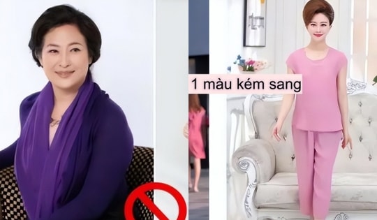 Phụ nữ trung niên nhất định đừng chọn trang phục gam màu này vì vừa kém sang lại quê mùa