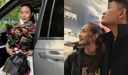 Chồng đại gia tặng xe hơi cho Minh Hằng