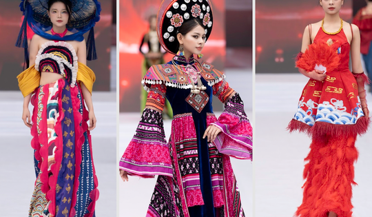 Tuần lễ Thời trang sinh viên toàn cầu gây chú ý với trang phục phá cách từ đồ tái chế