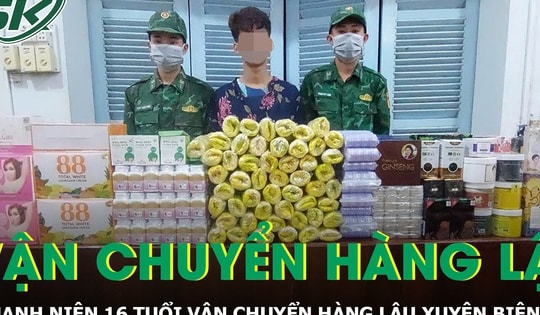 An Giang: Nam thanh niên 16 tuổi vận chuyển hàng lậu xuyên biên giới với giá 200.000 đồng
