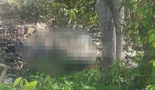 Bàng hoàng phát hiện thi thể nam giới trong nghĩa địa